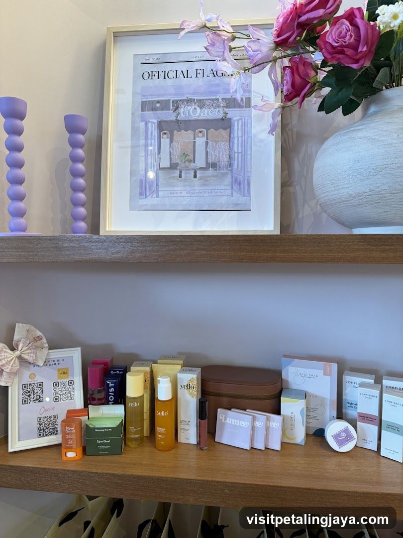 Skincare Products Display
