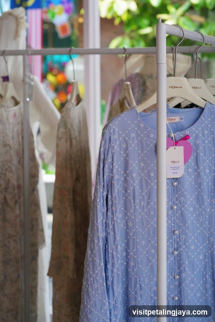 Light Blue Embroidered Dress