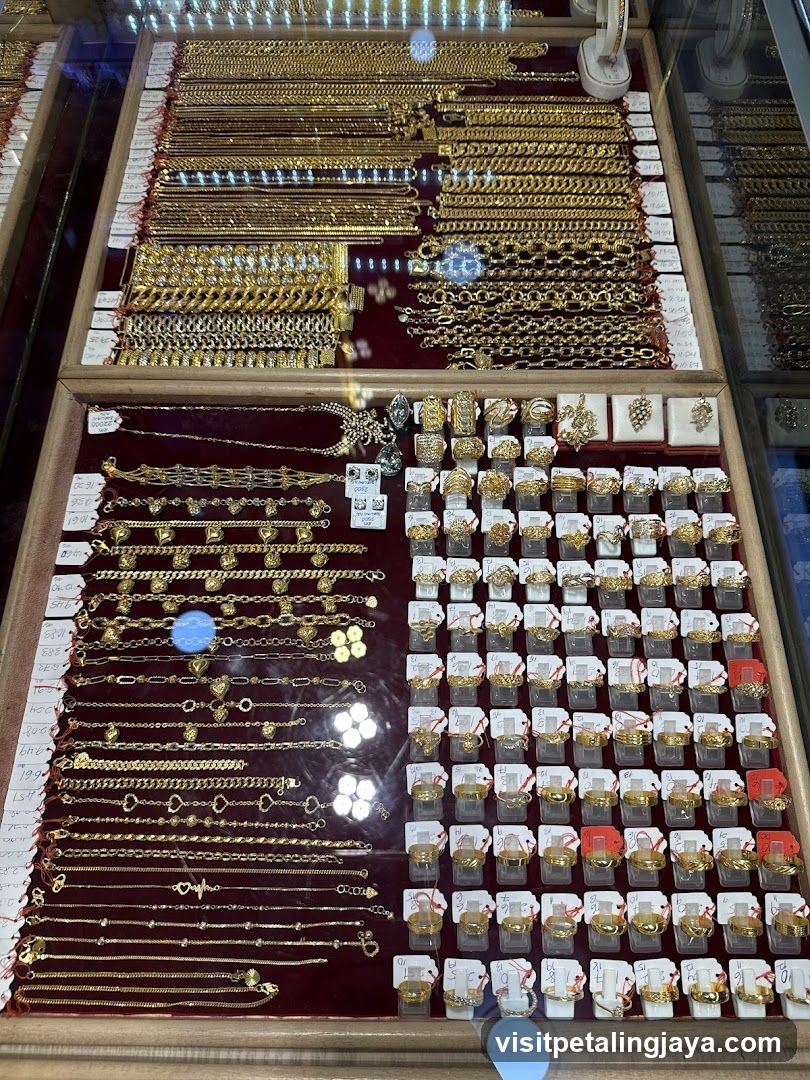 Gold Jewelry Display