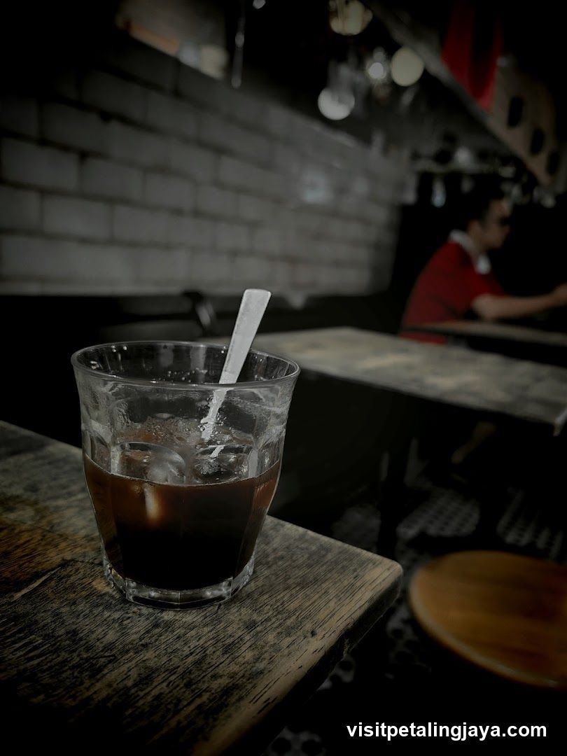 Iced Coffee on a Wooden Table
