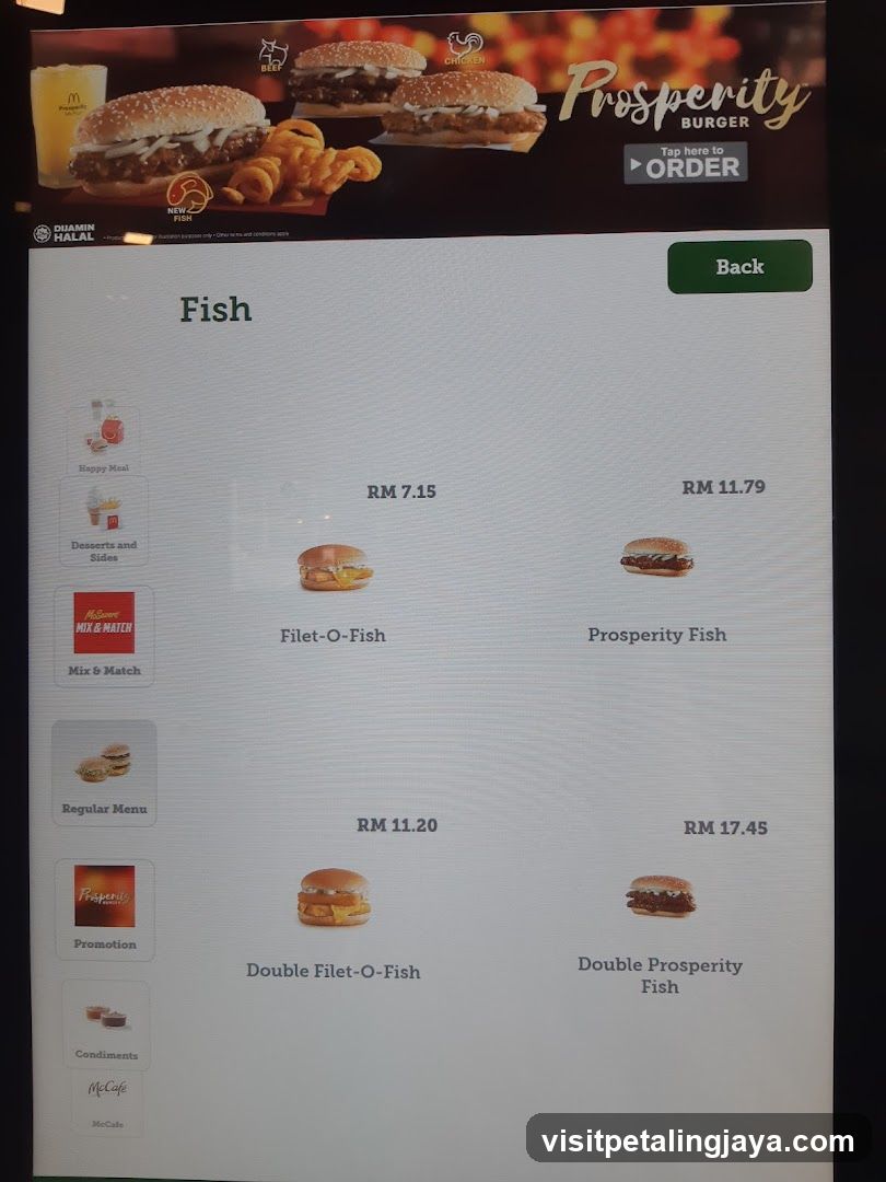 Fish Menu