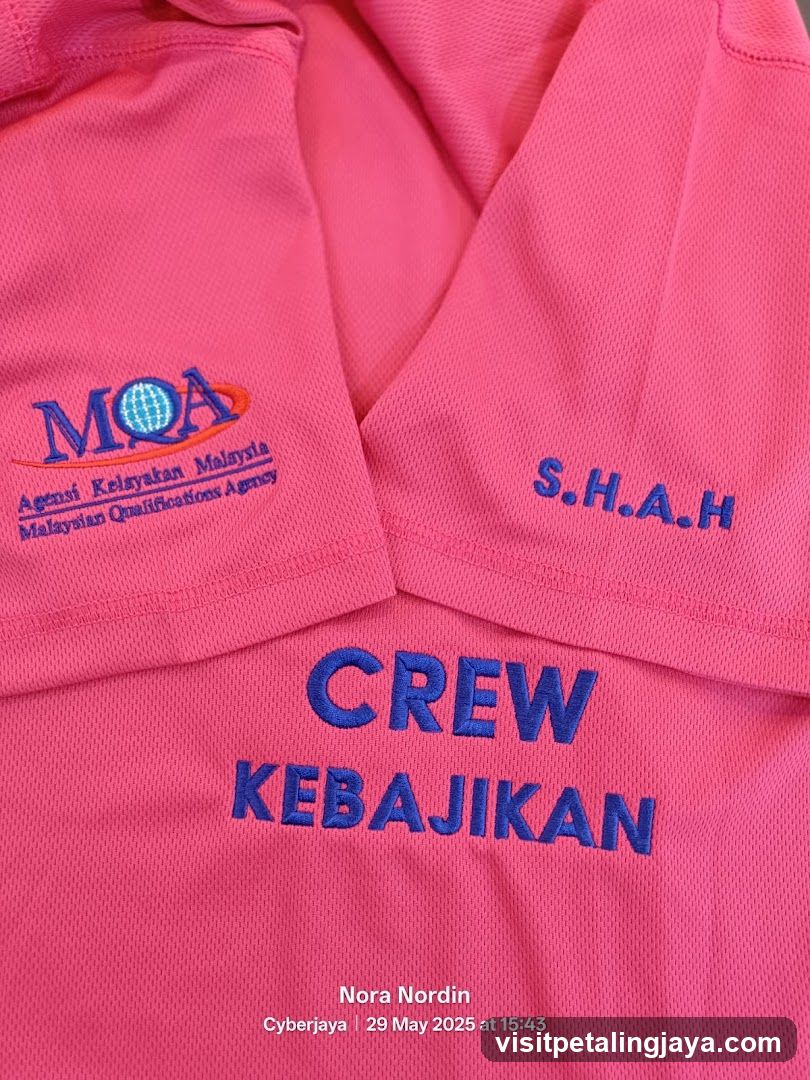 Pink Polo Shirt with Embroidery