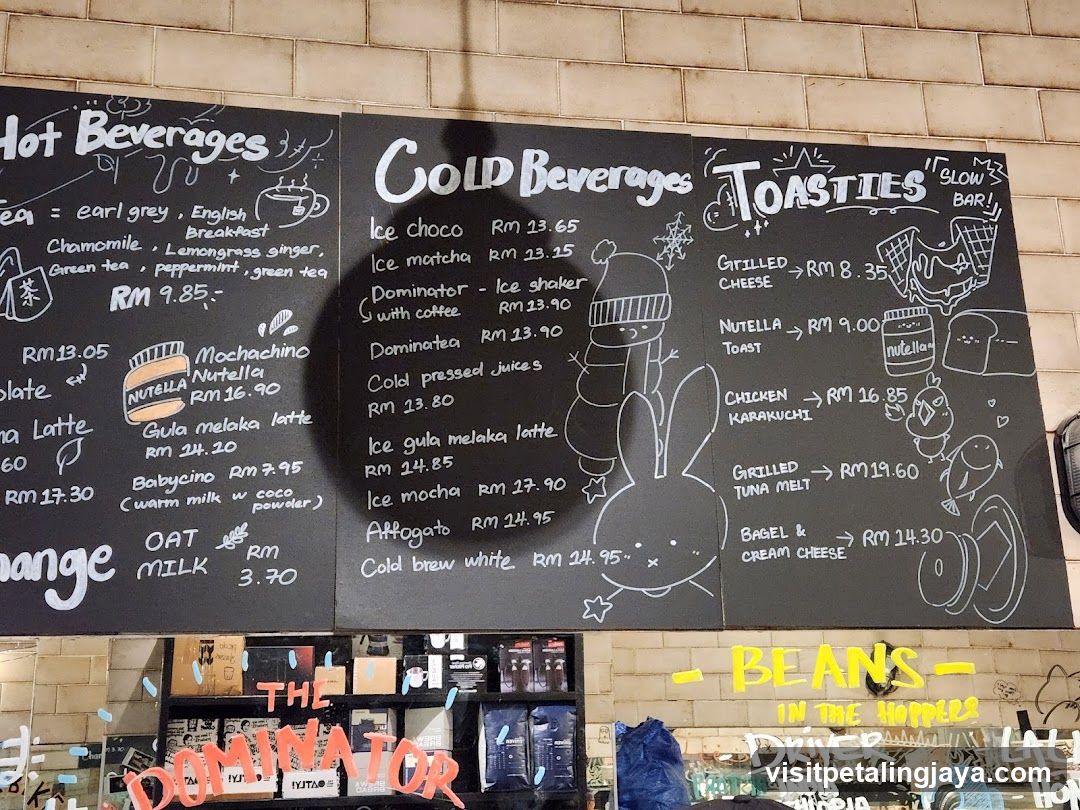 Hot Beverages, Cold Beverages, Toasties