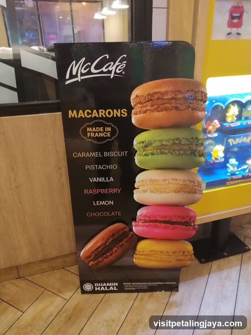 McCafé Macarons Display