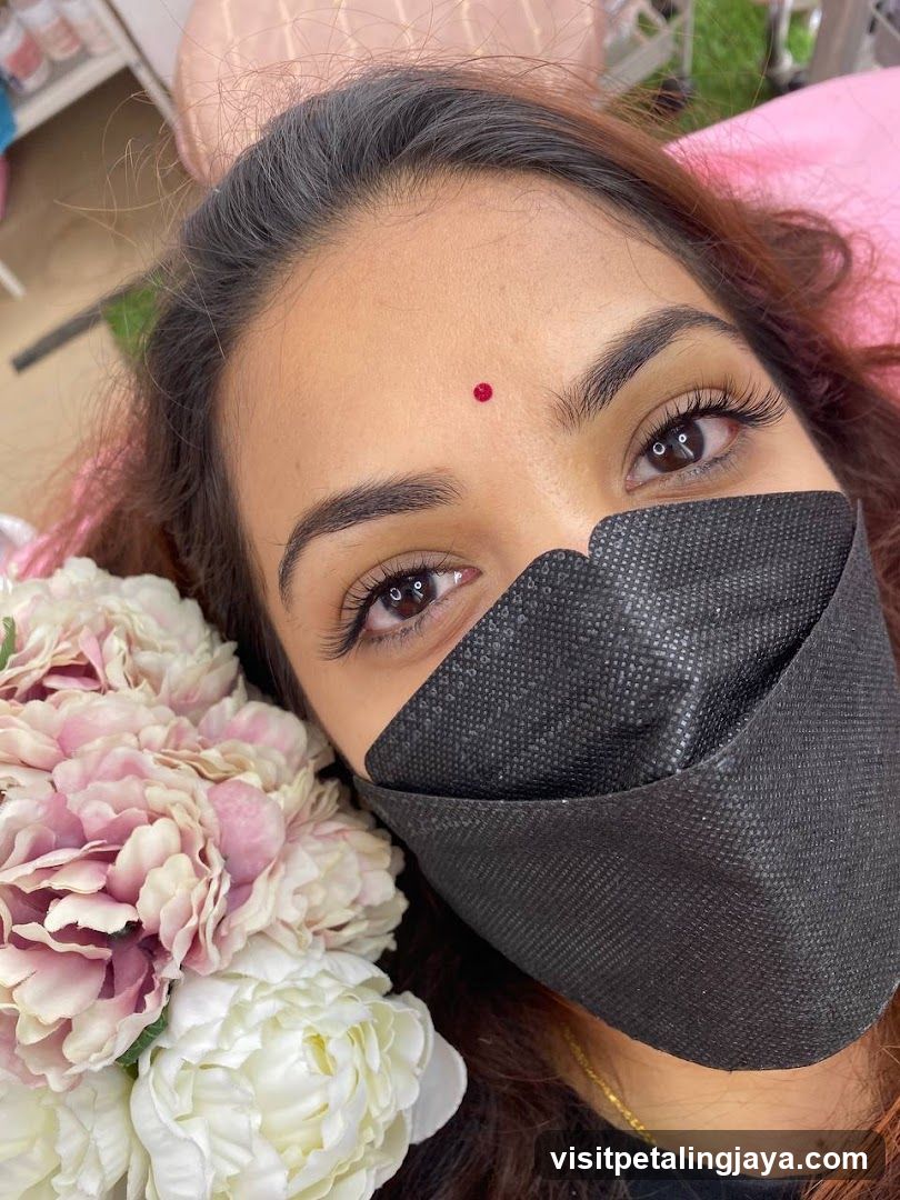 Woman with Eyelash Extensions