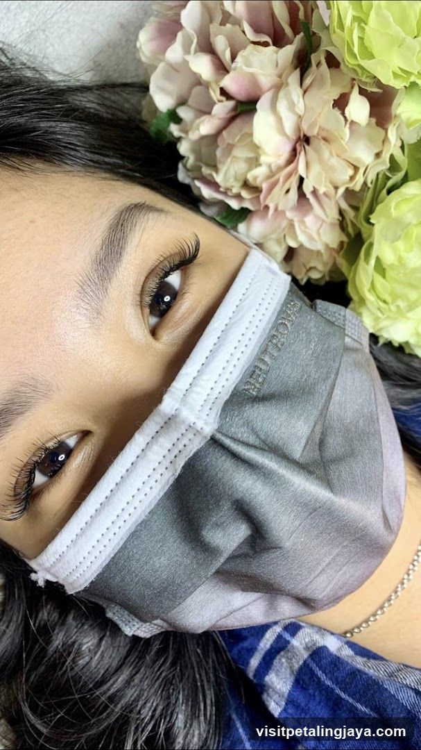 Woman with Eyelash Extensions