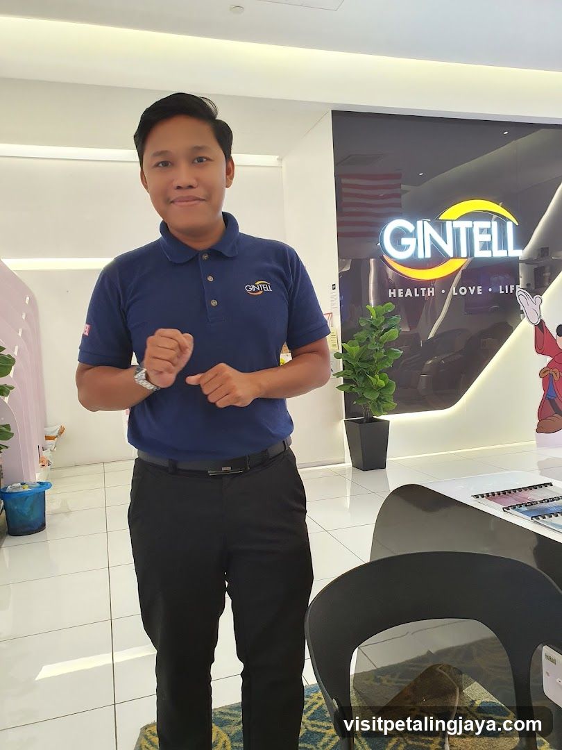 Salesperson in a Gintell Store