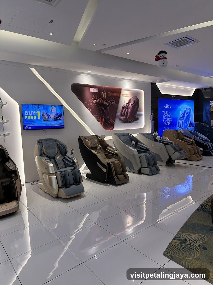 Massage Chairs Display