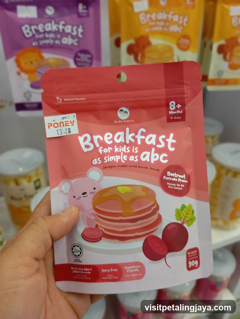 Poney Breakfast for Kids Beetroot Pancake Premix