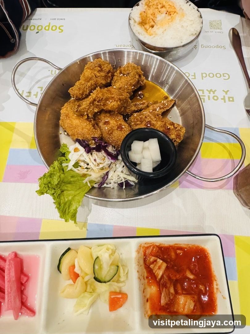 Korean Fried Chicken with Sides