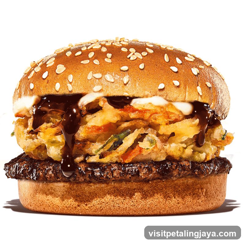 Burger with Crispy Toppings