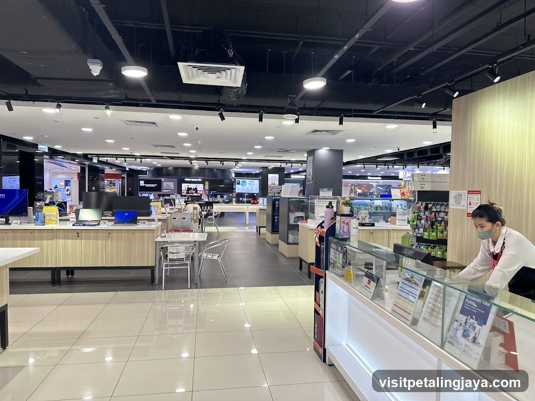 Electronics Store Interior