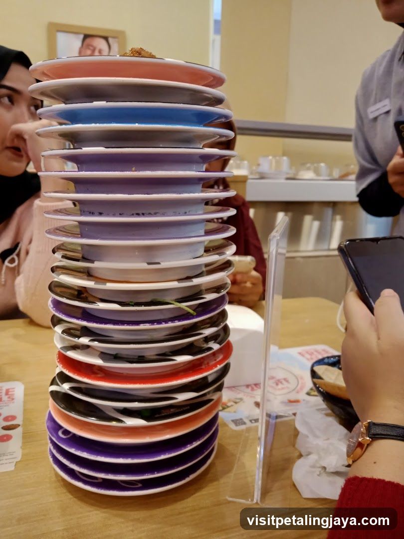 Stack of Sushi Plates