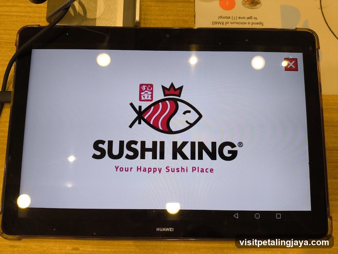 Sushi King Tablet Display