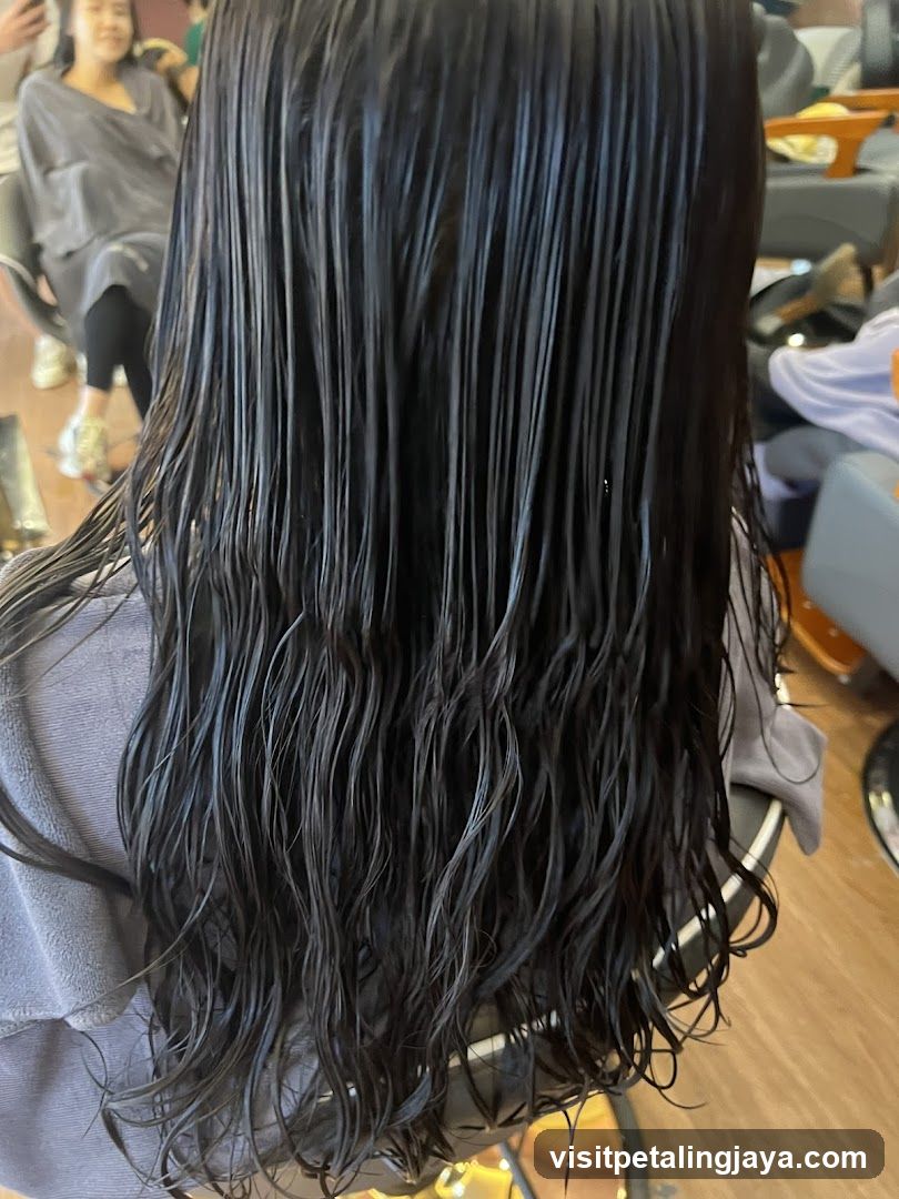 Wet Hair in Salon