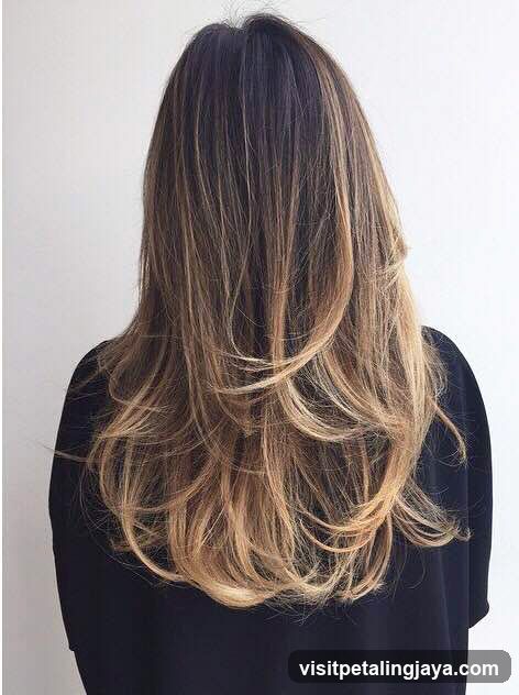 Layered Haircut with Balayage
