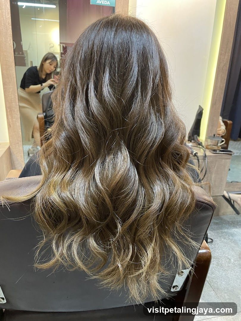 Woman with styled hair