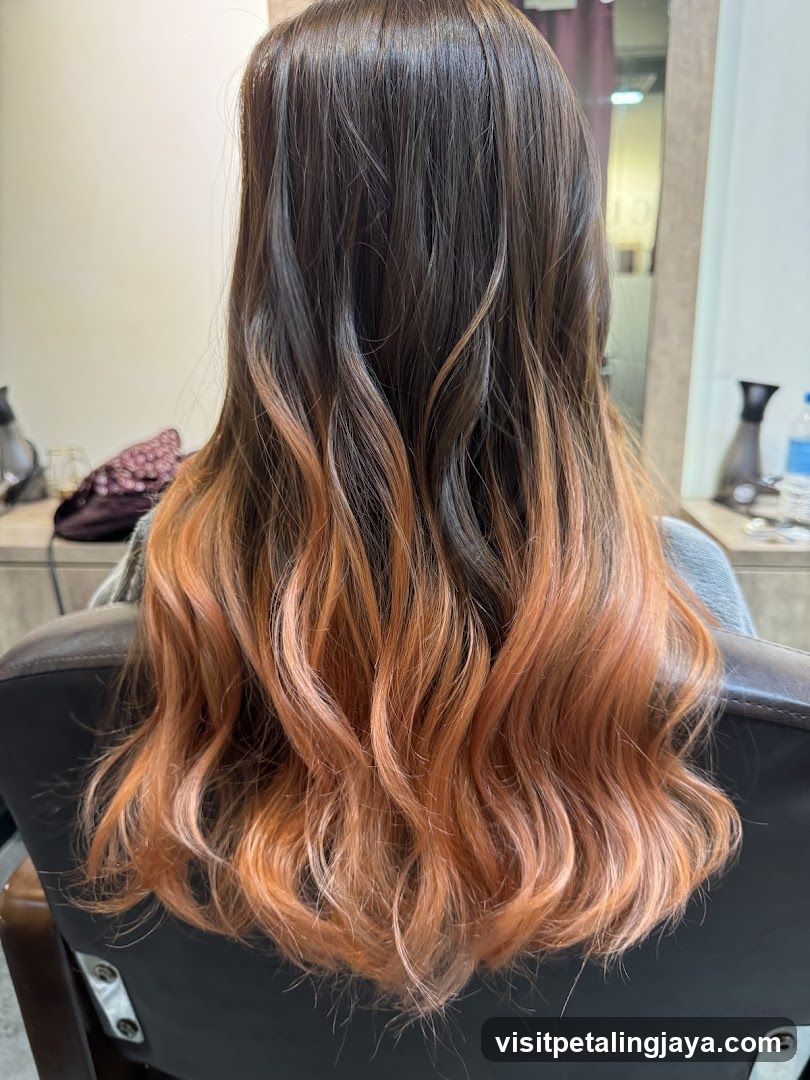 Woman with Ombre Hair