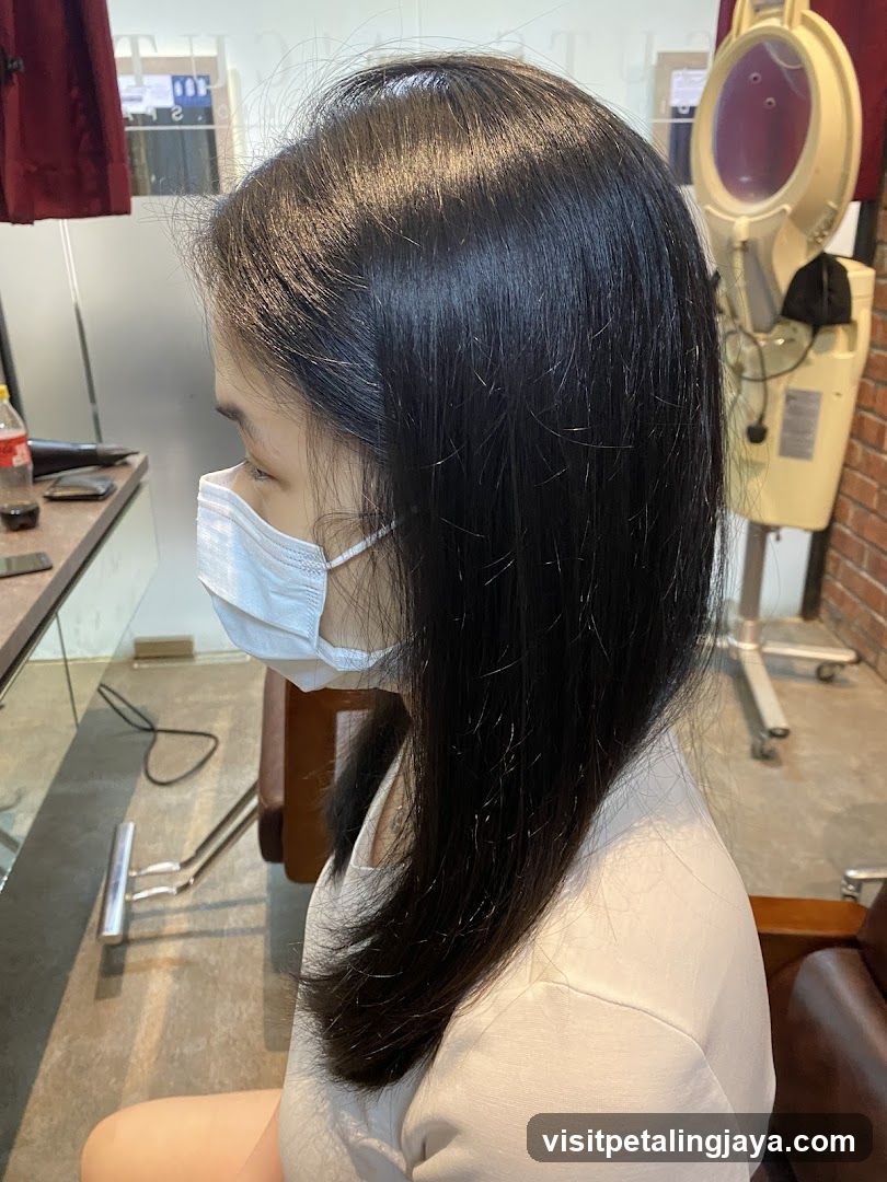 Woman in a Hair Salon