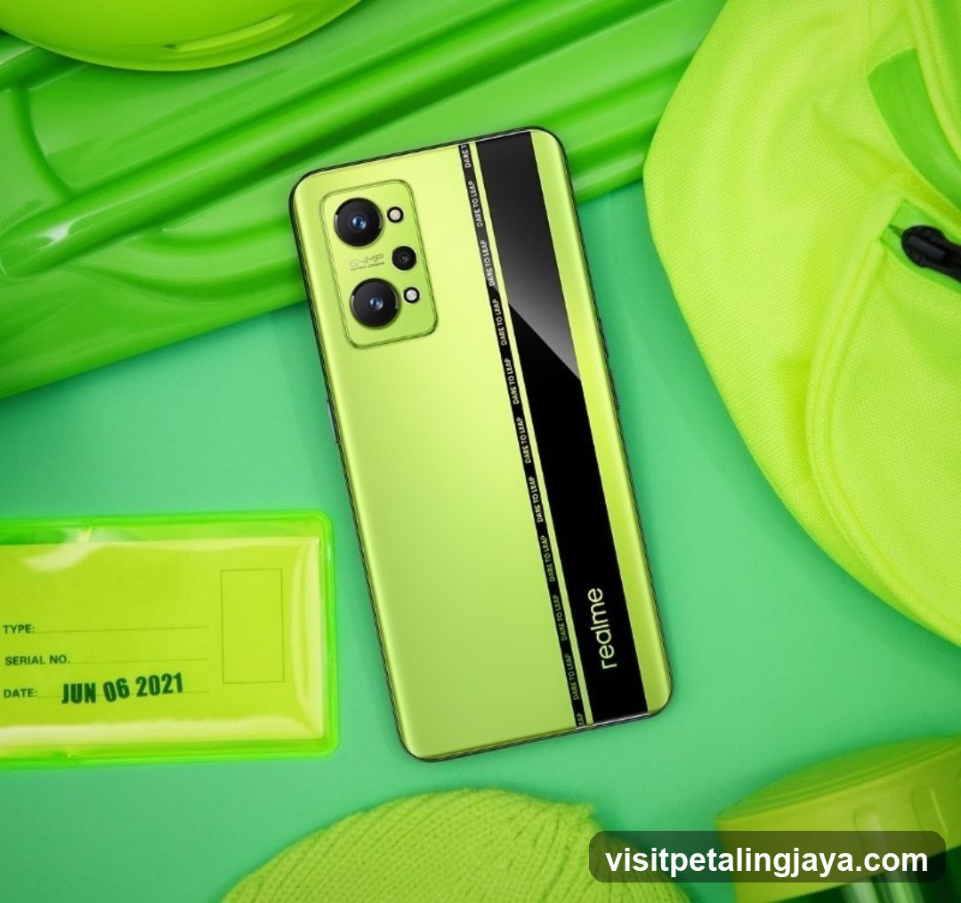 Lime Green Smartphone