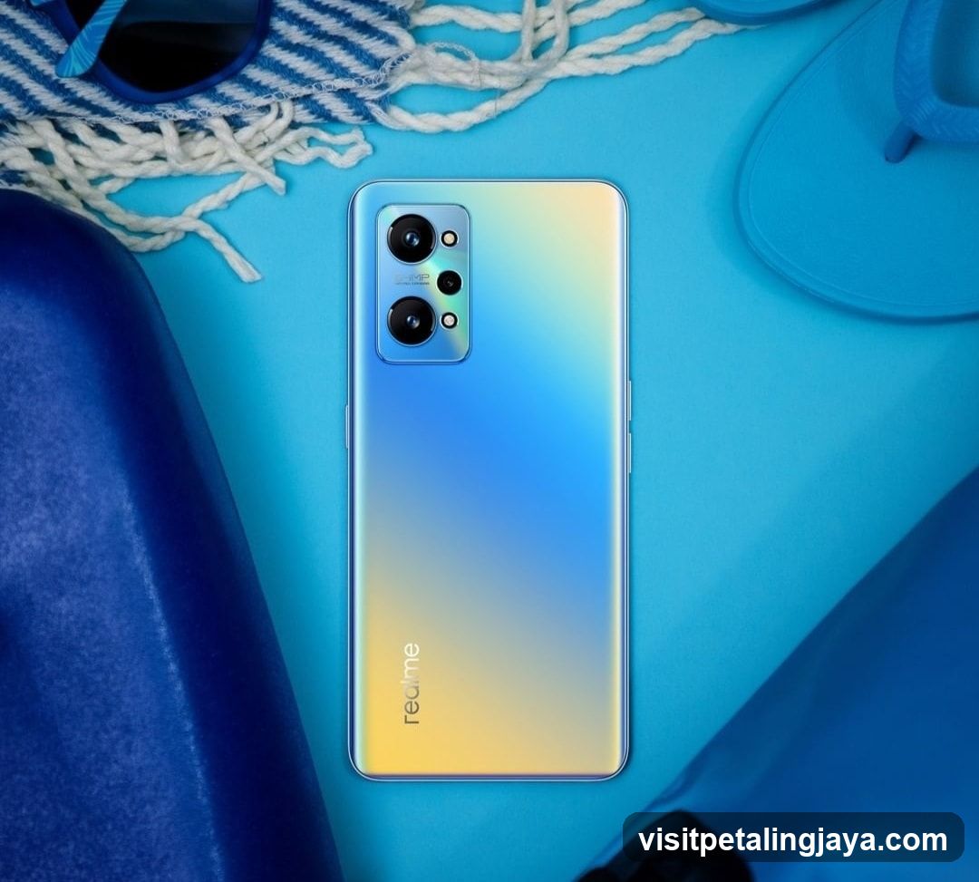 Smartphone with Summer Accessories