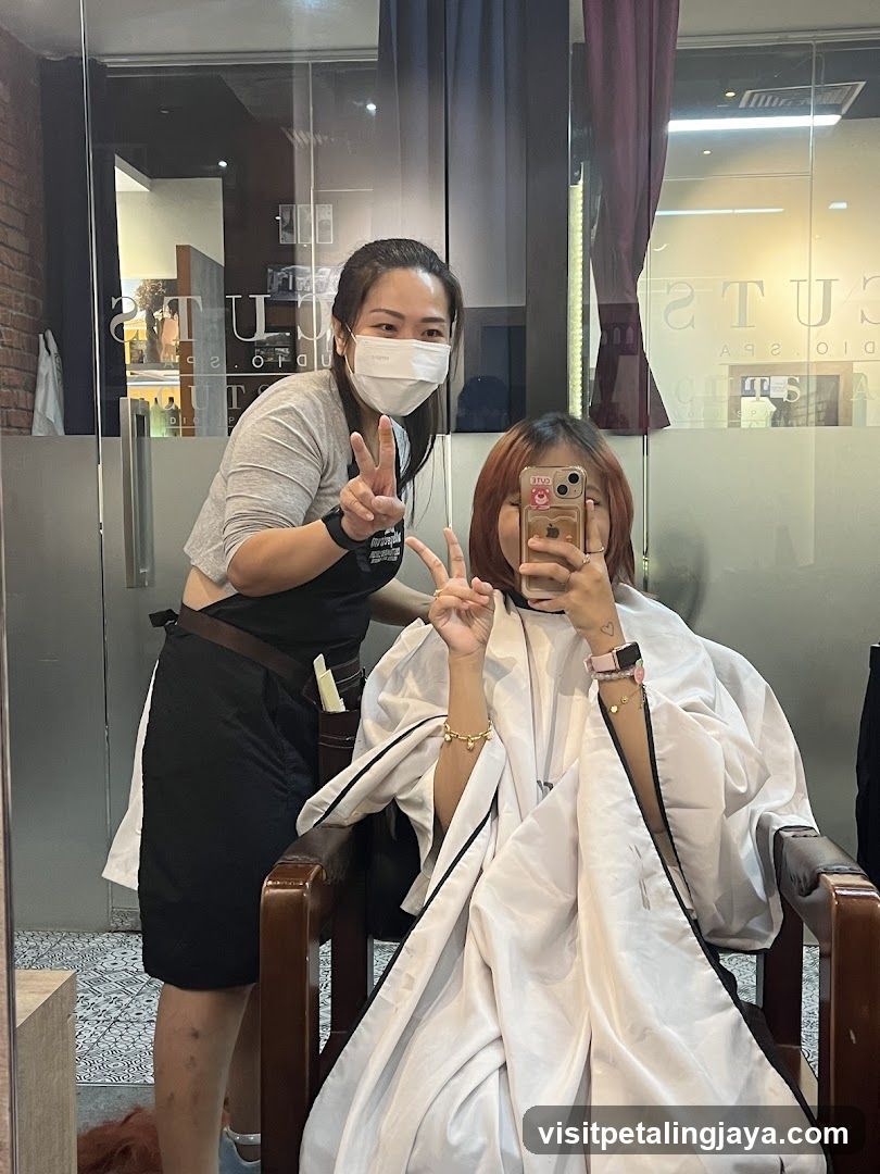 Hair Salon Selfie