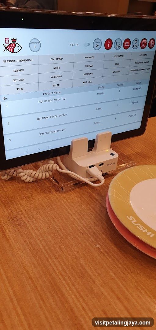 Restaurant Order Screen