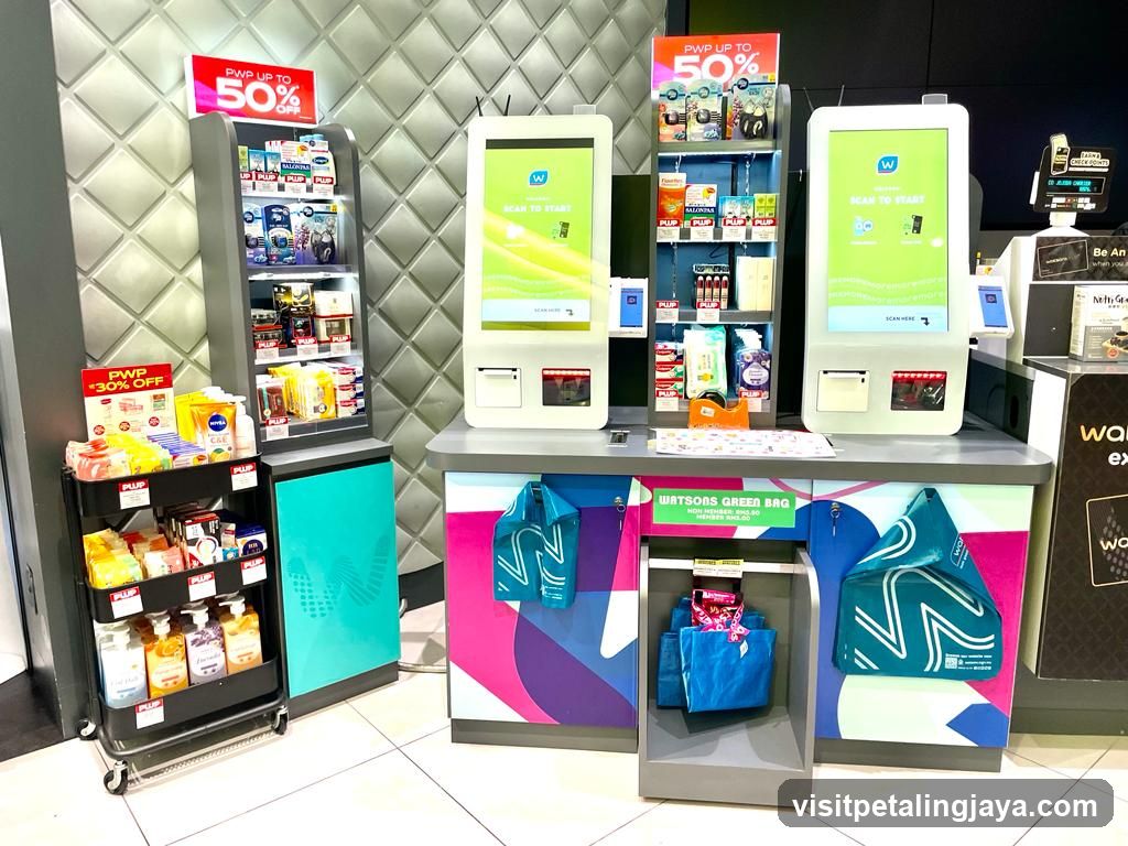 Watsons Self-Checkout Area