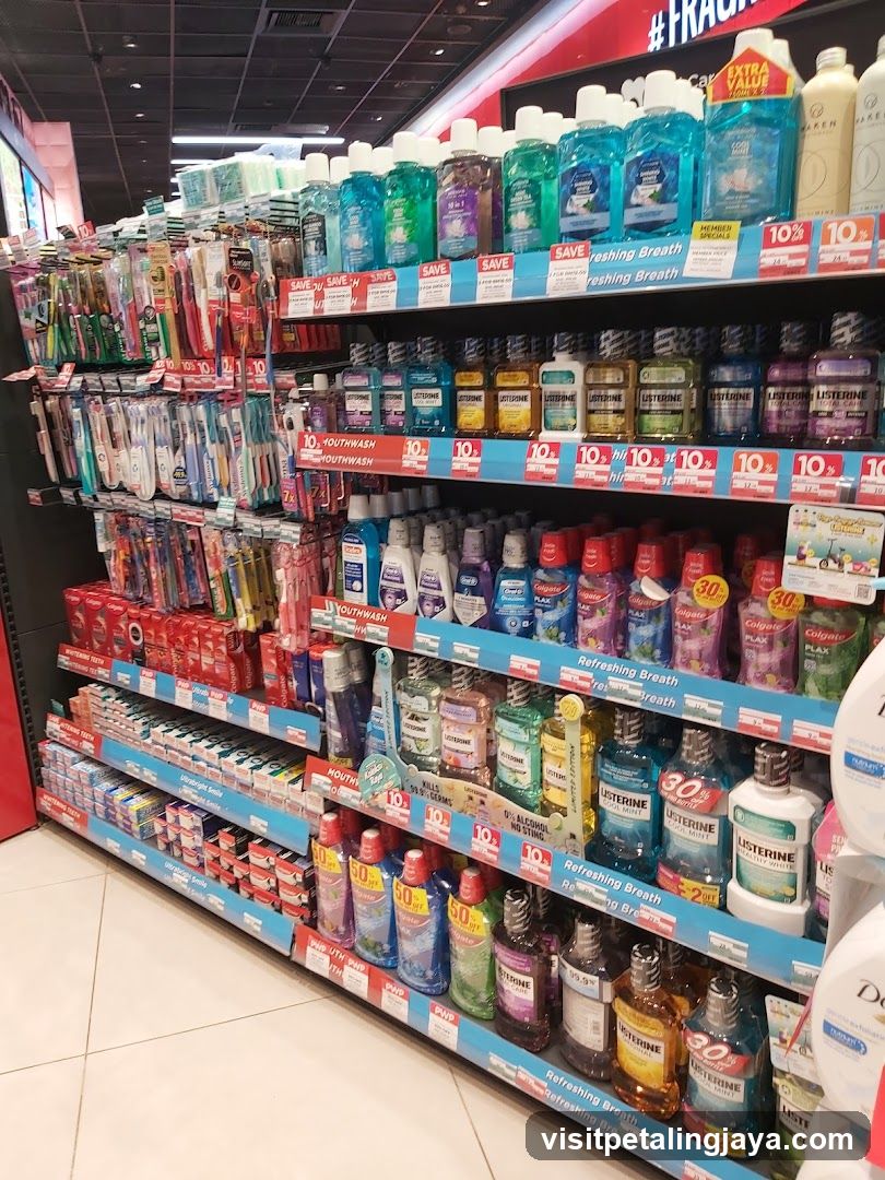 Oral Care Products Display