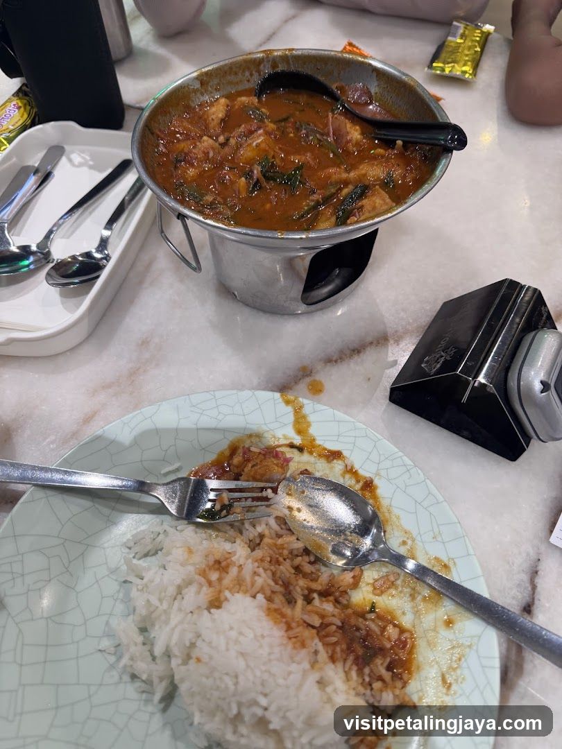 Meal with Rice and Curry