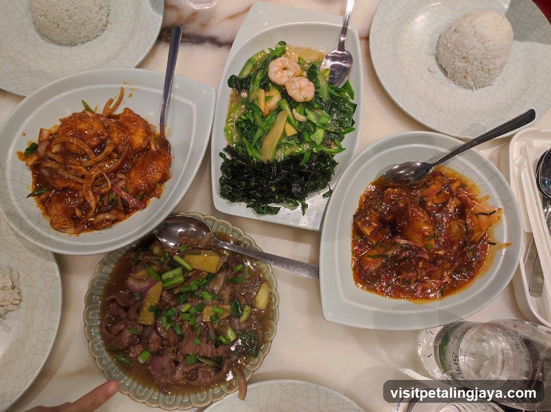 Chinese Food Spread