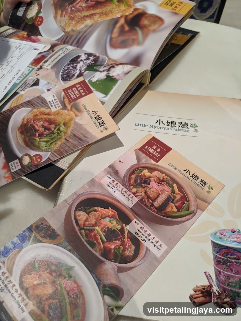Little Nyonya Cuisine Menu