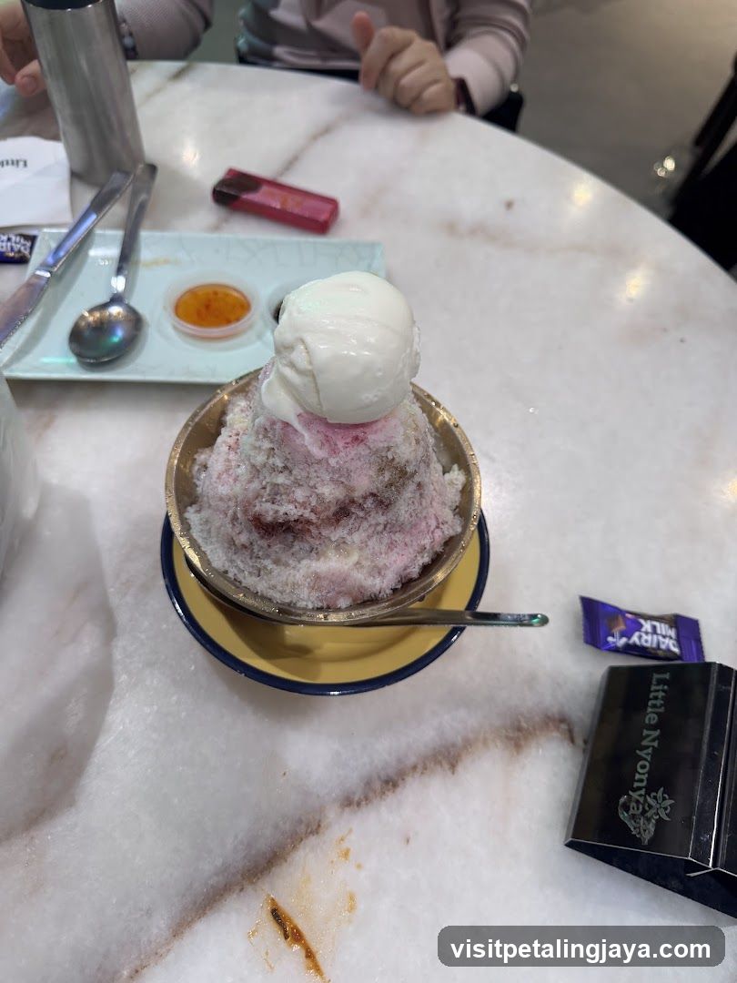 Dessert with Ice Cream