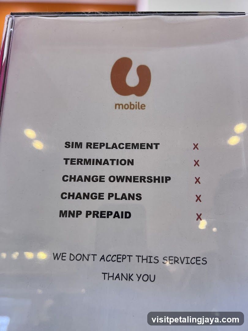 Mobile Services Not Accepted