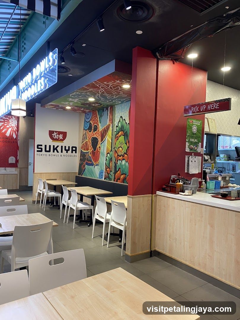 Sukiya Restaurant Interior