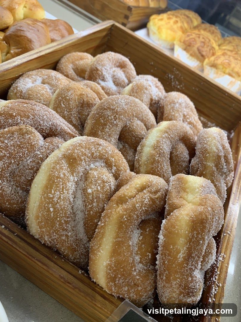 Sugar-dusted pastries