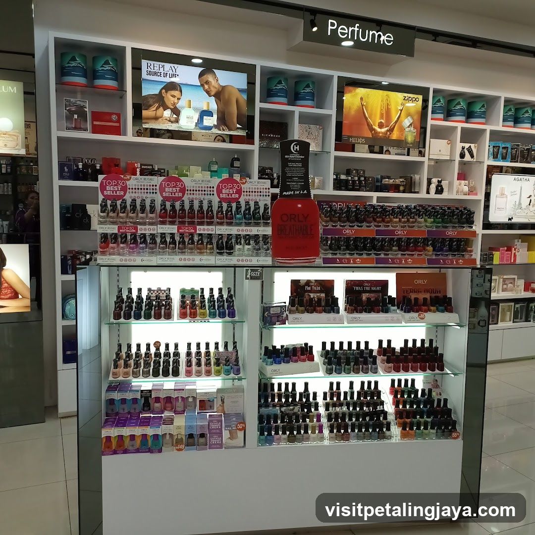 Perfume and Cosmetics Display