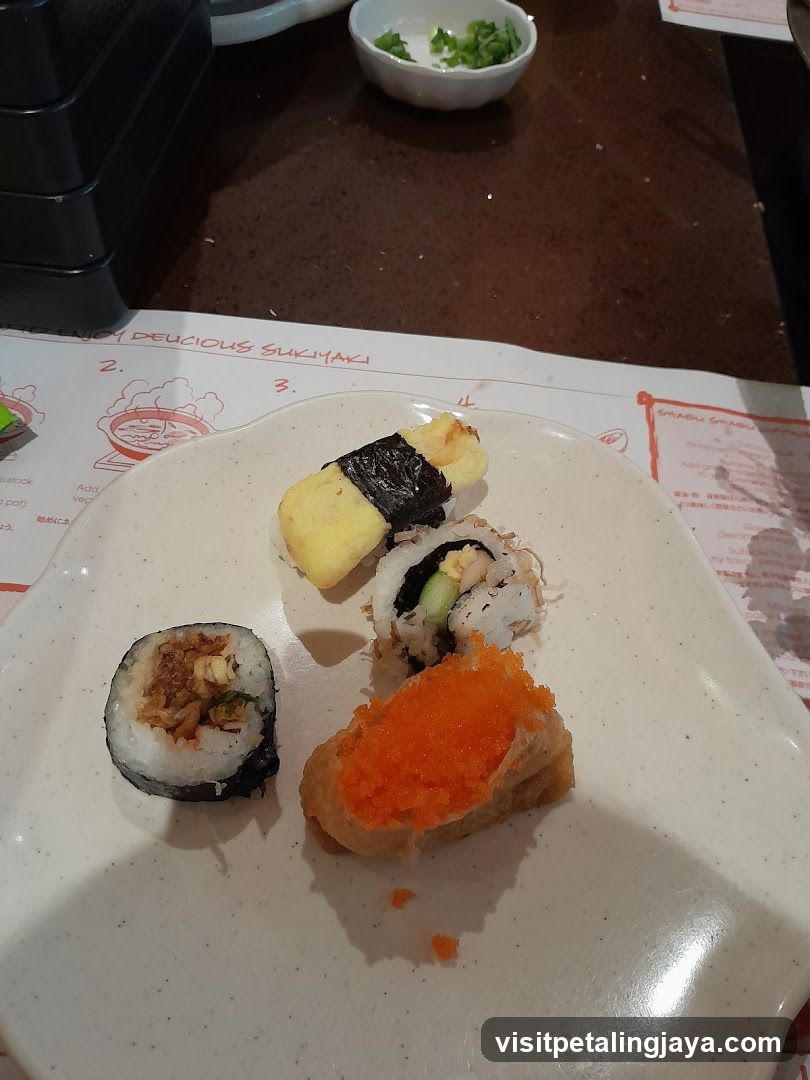 Sushi and Sukiyaki Placemat
