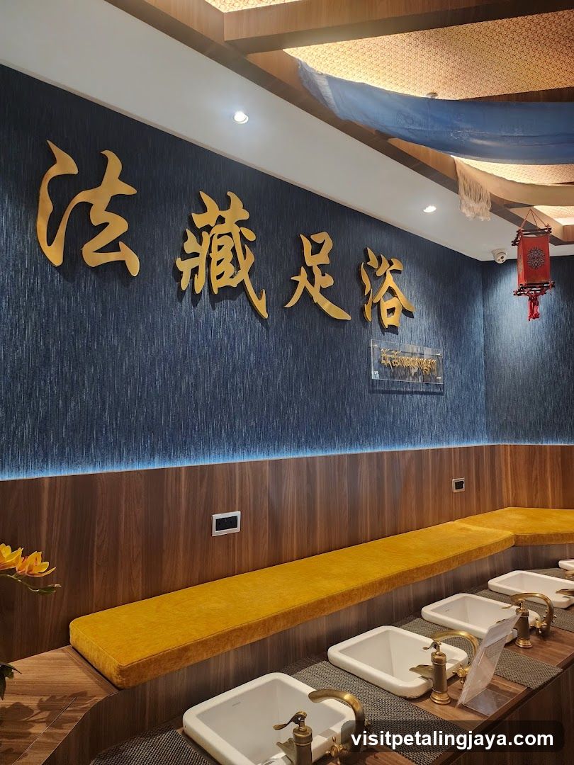 Foot Massage Spa Interior