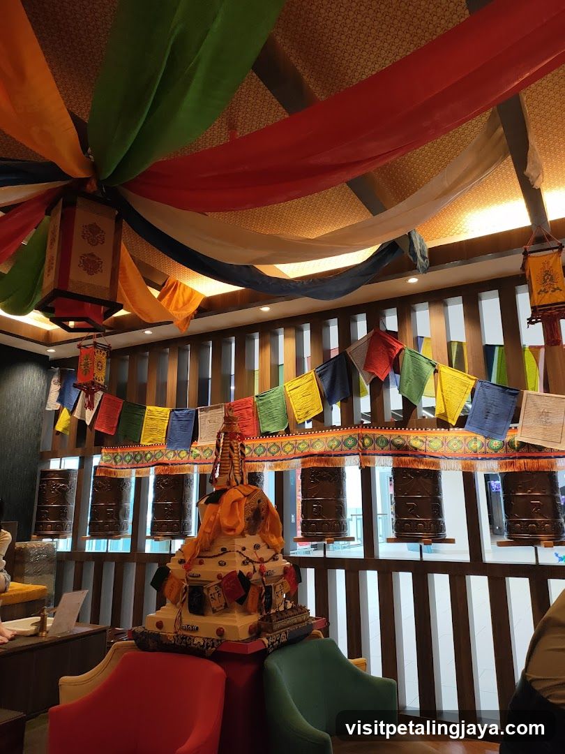 Tibetan Prayer Wheels and Decor