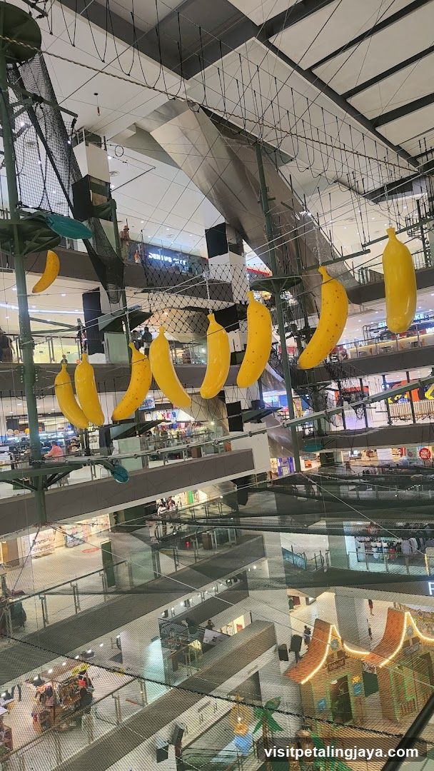 Indoor Playground with Banana Decorations