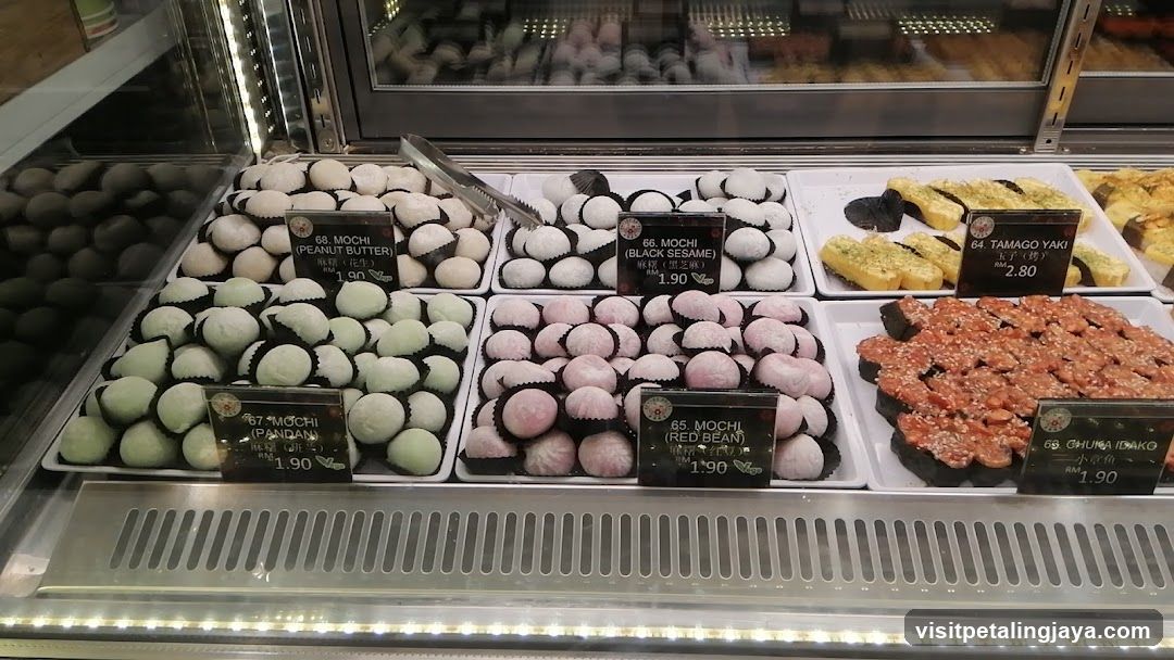 Assortment of Mochi and Other Japanese Snacks