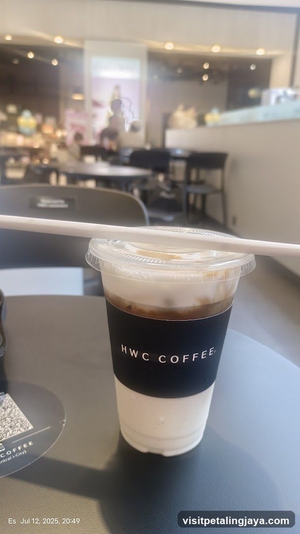 Coffee Drink with HWC Coffee Branding