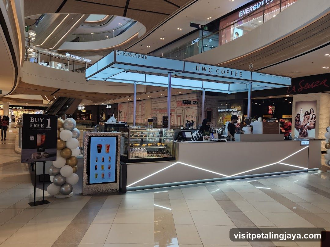HWC Coffee Stand in a Mall
