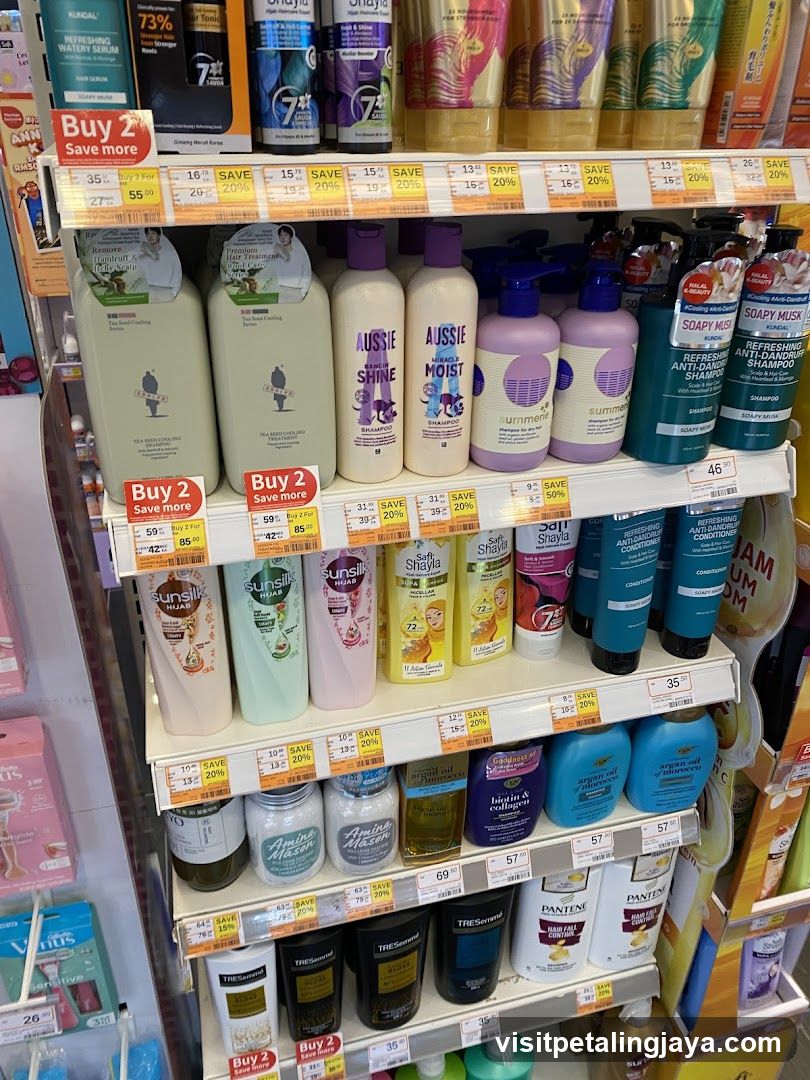 Shampoo and Conditioner Aisles