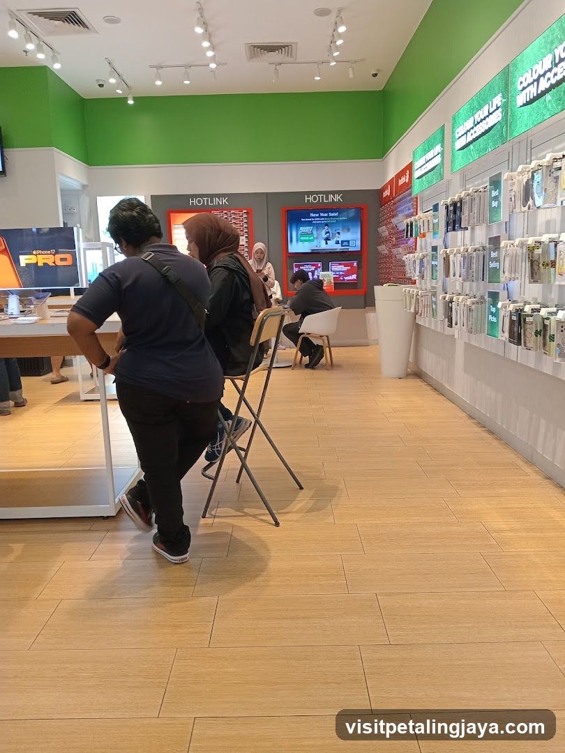 Mobile Phone Store Interior
