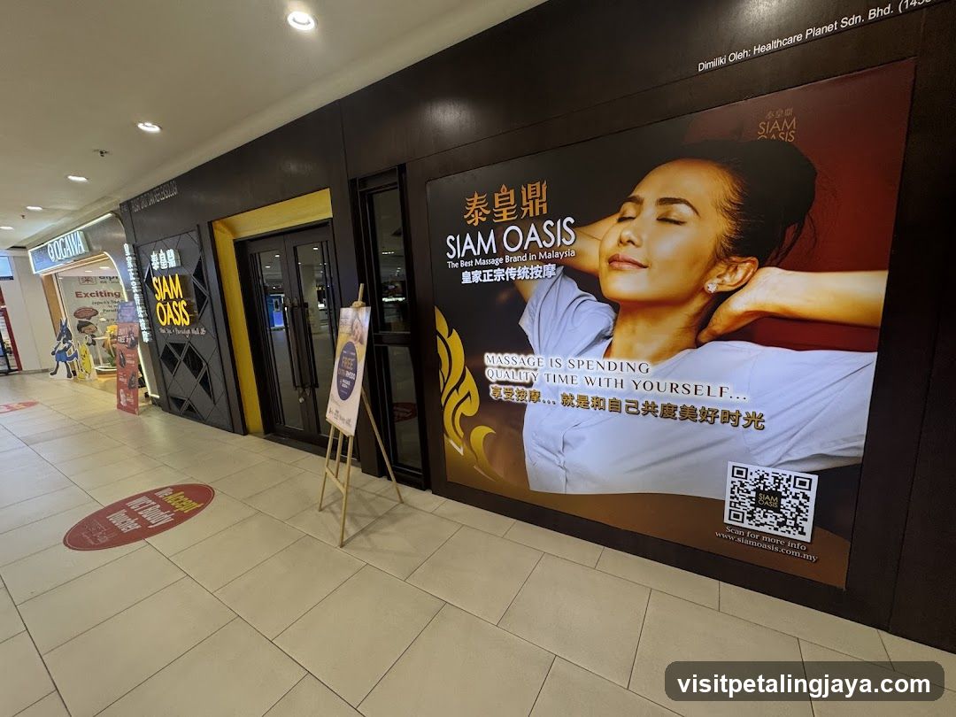 Siam Oasis Massage Advertisement