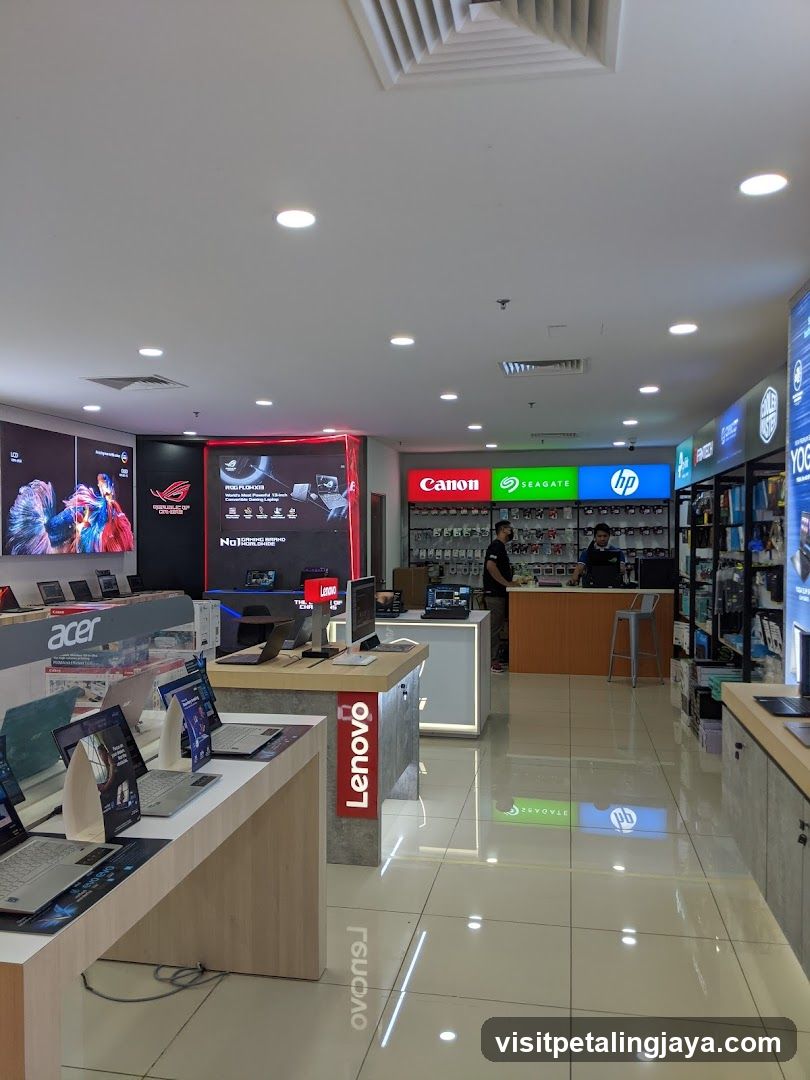 Electronics Store Interior