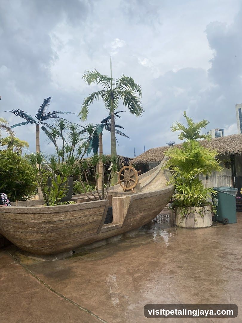 Themed Outdoor Seating Area