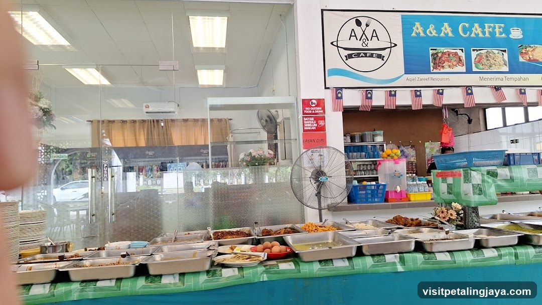 A&A Cafe Food Display